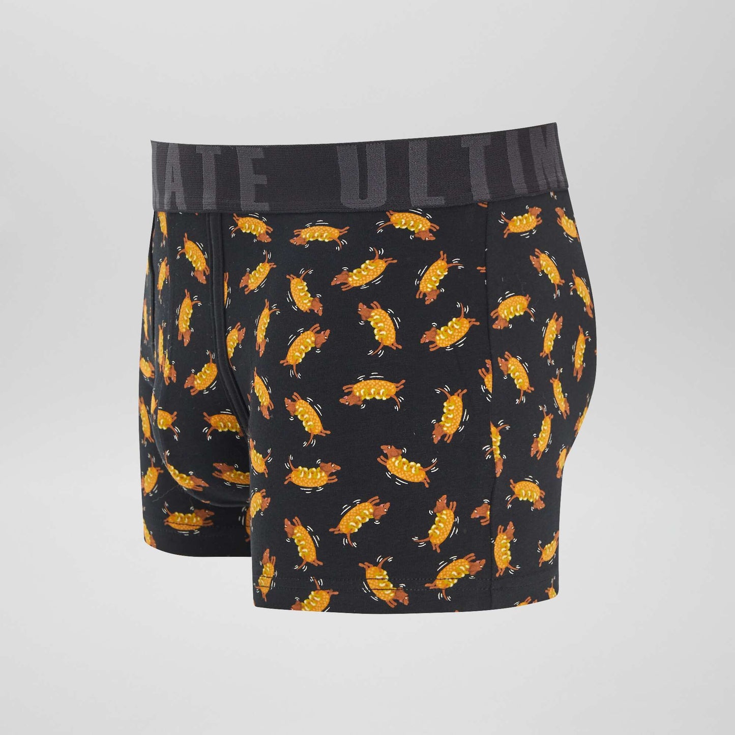 Lot de 3 boxers fantaisie NOIR/BLEU/JAUNE
