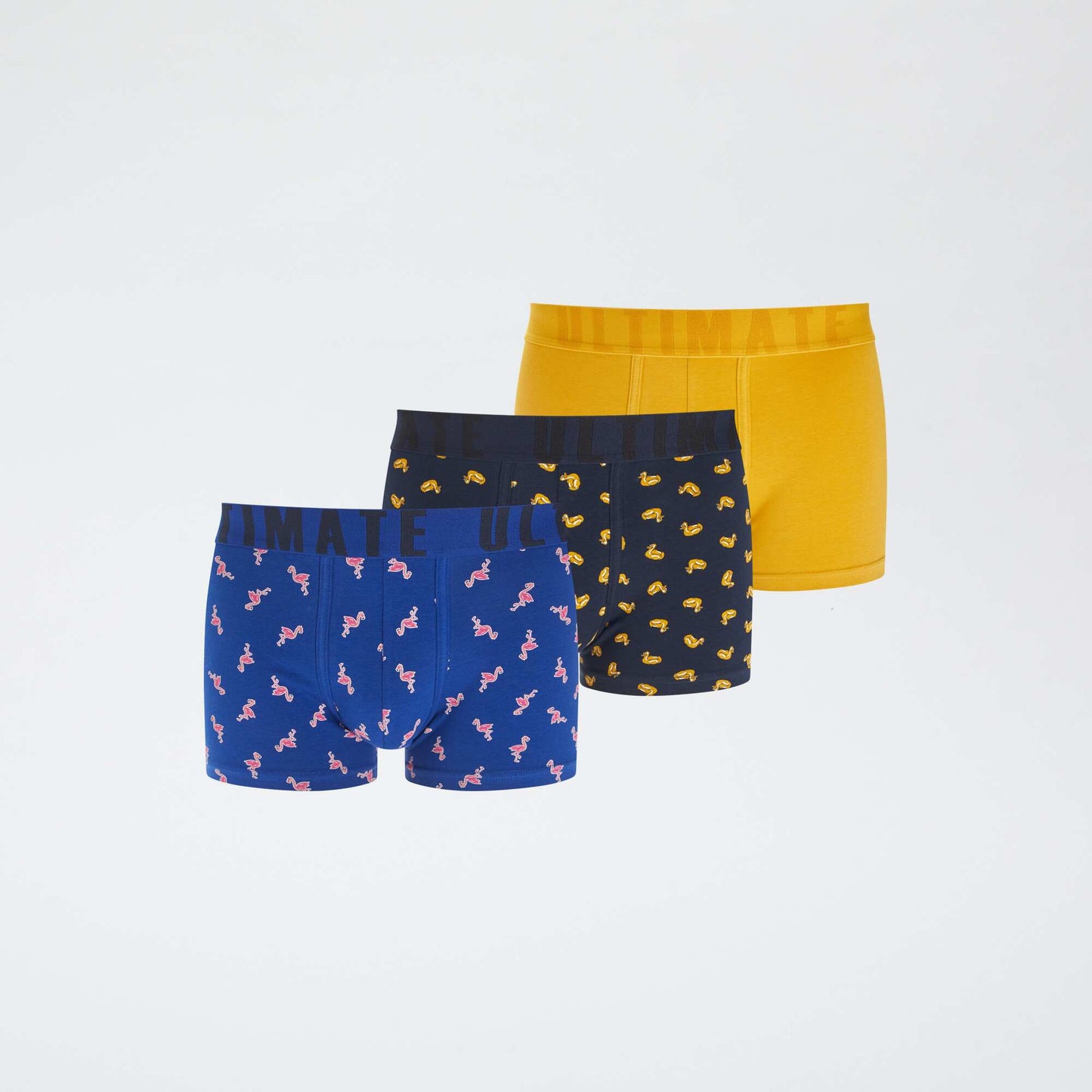 Lot de 3 boxers fantaisie BLEU