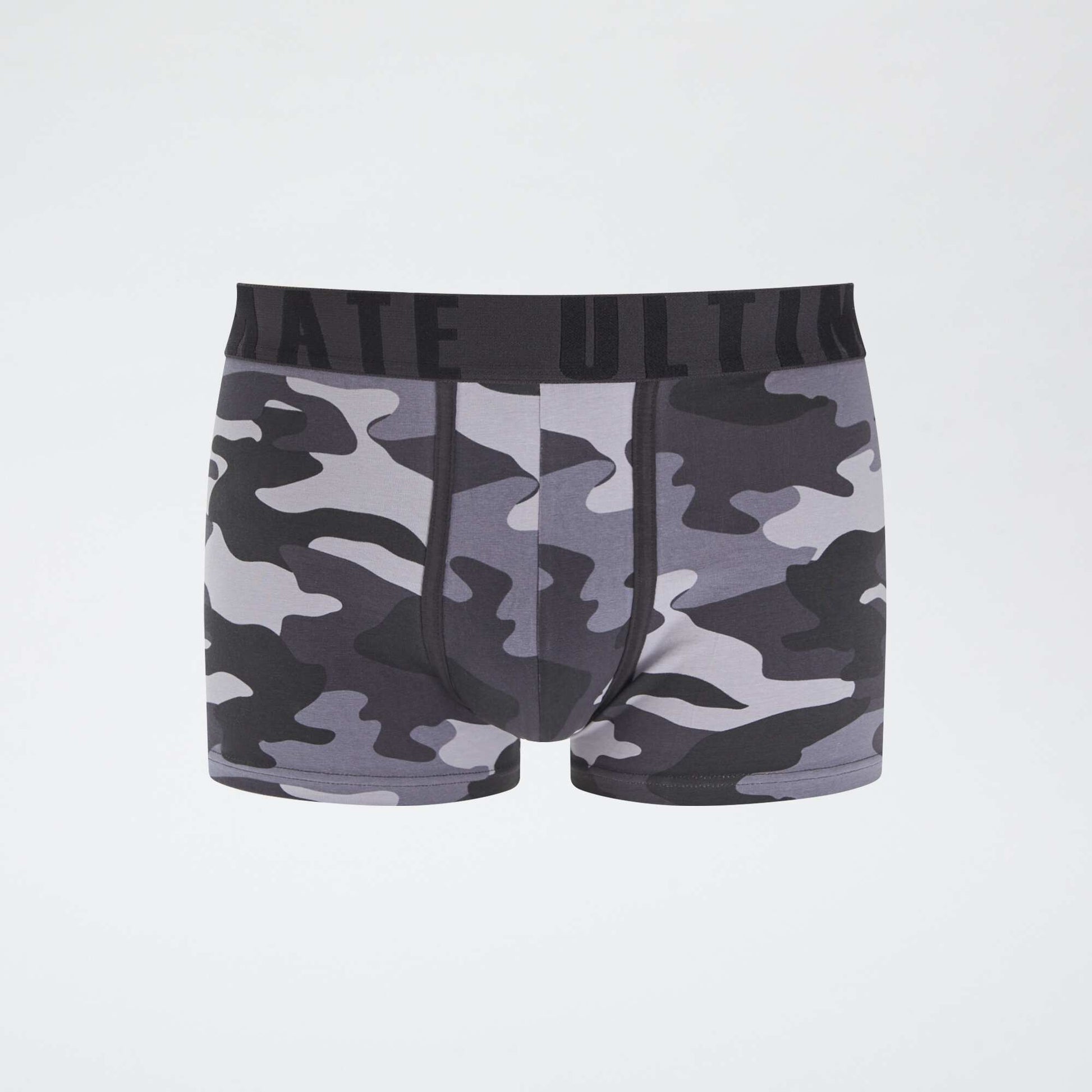 Lot de 3 boxers fantaisie GRIS/NOIR