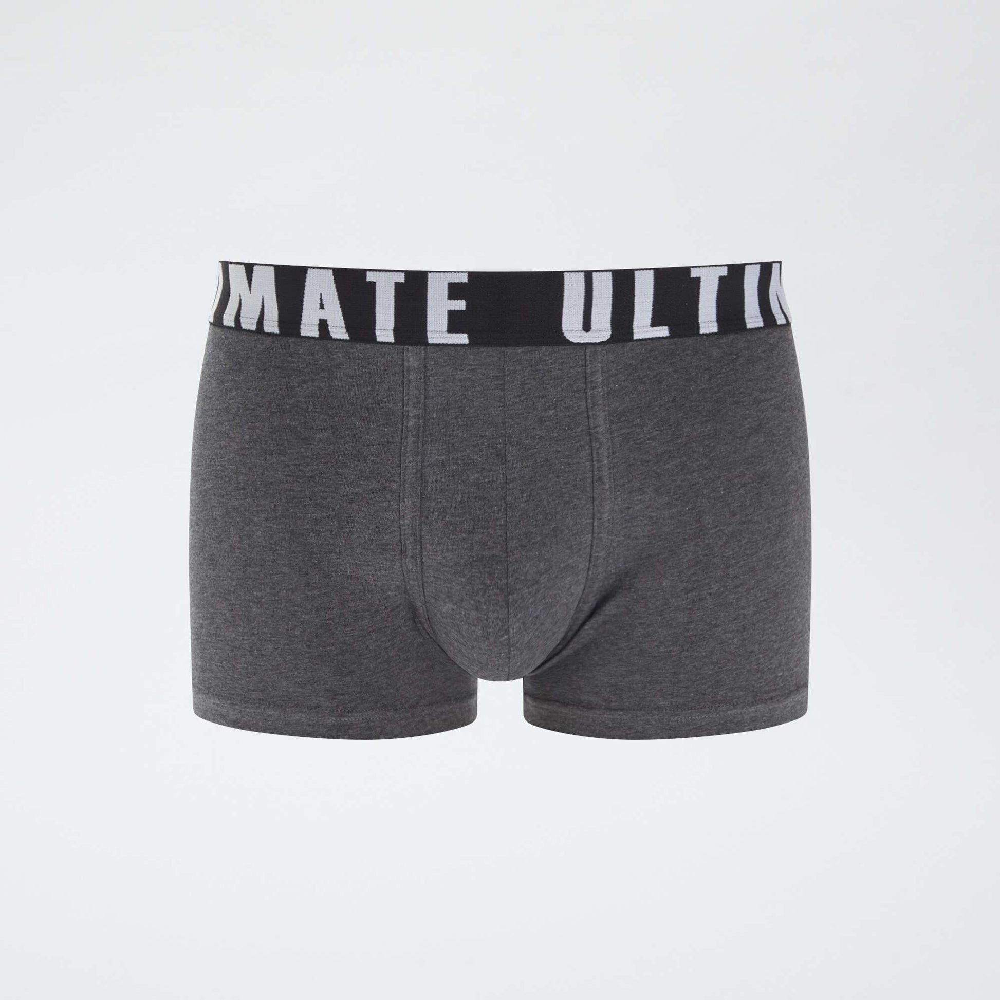 Lot de 3 boxers fantaisie GRIS/NOIR