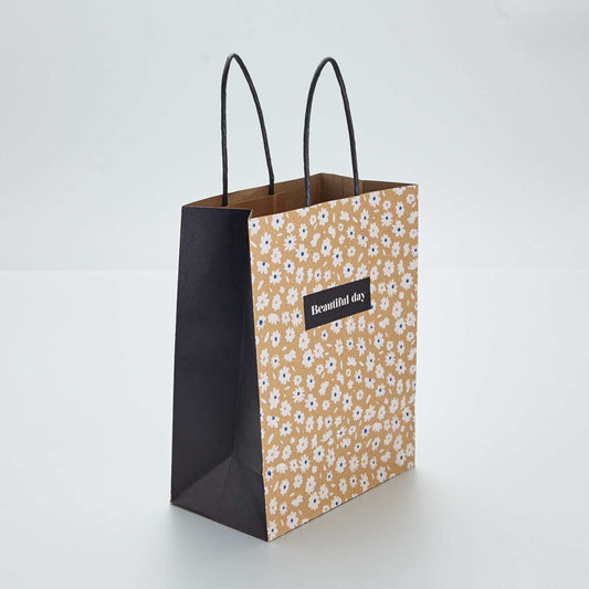 Sac cadeau imprimé imprimé fleurs