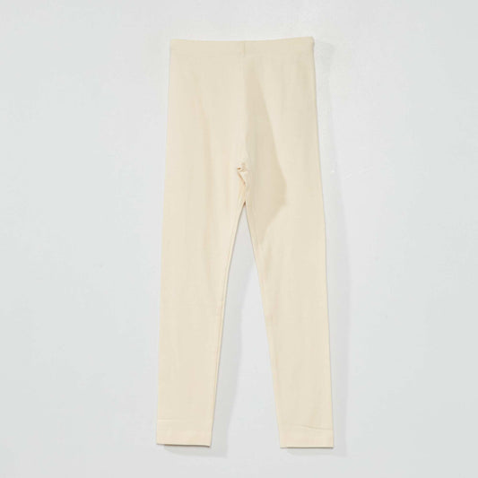 Legging long et stretch Blanc