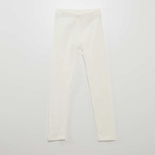 Legging long et stretch Blanc