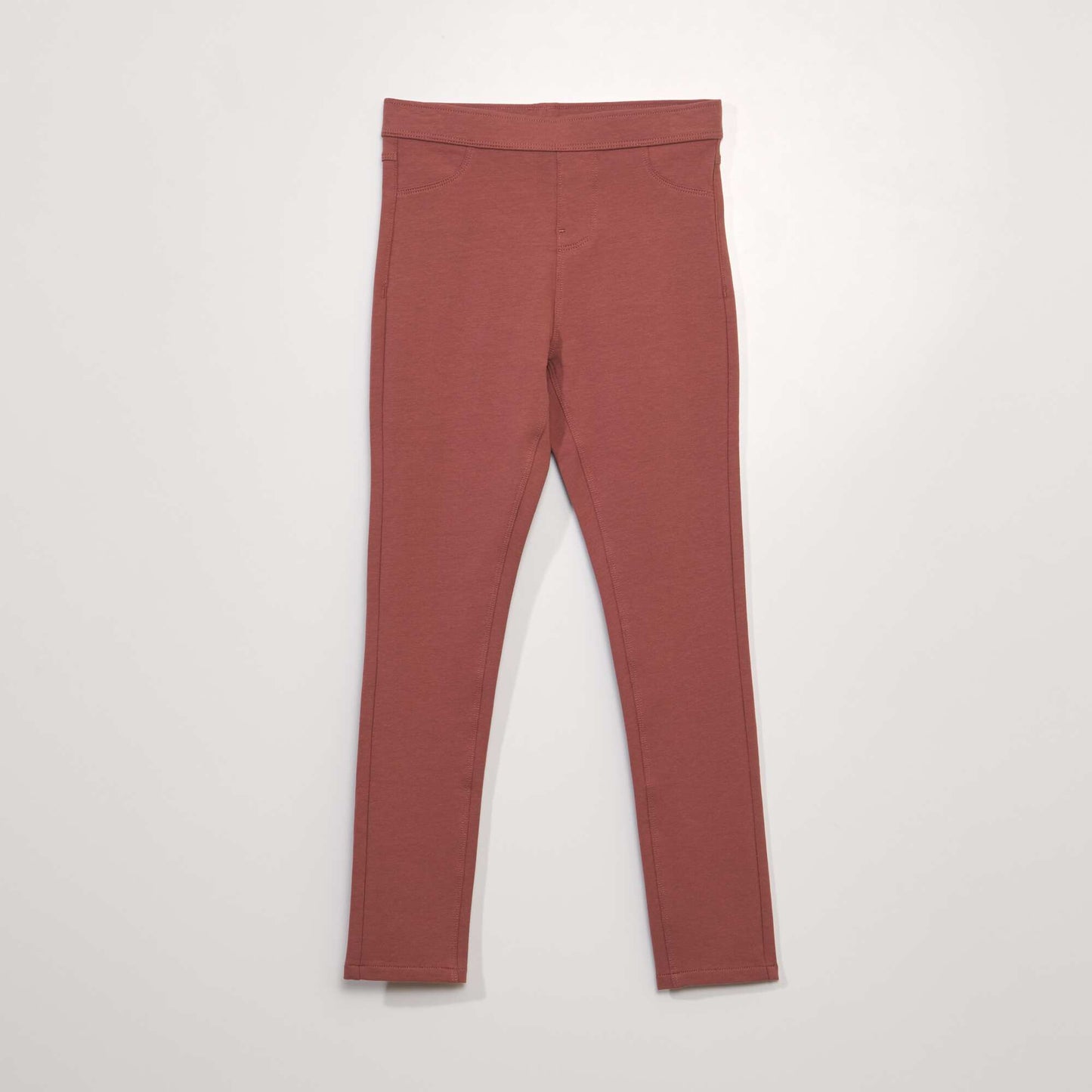 Jegging uni Rose saumon