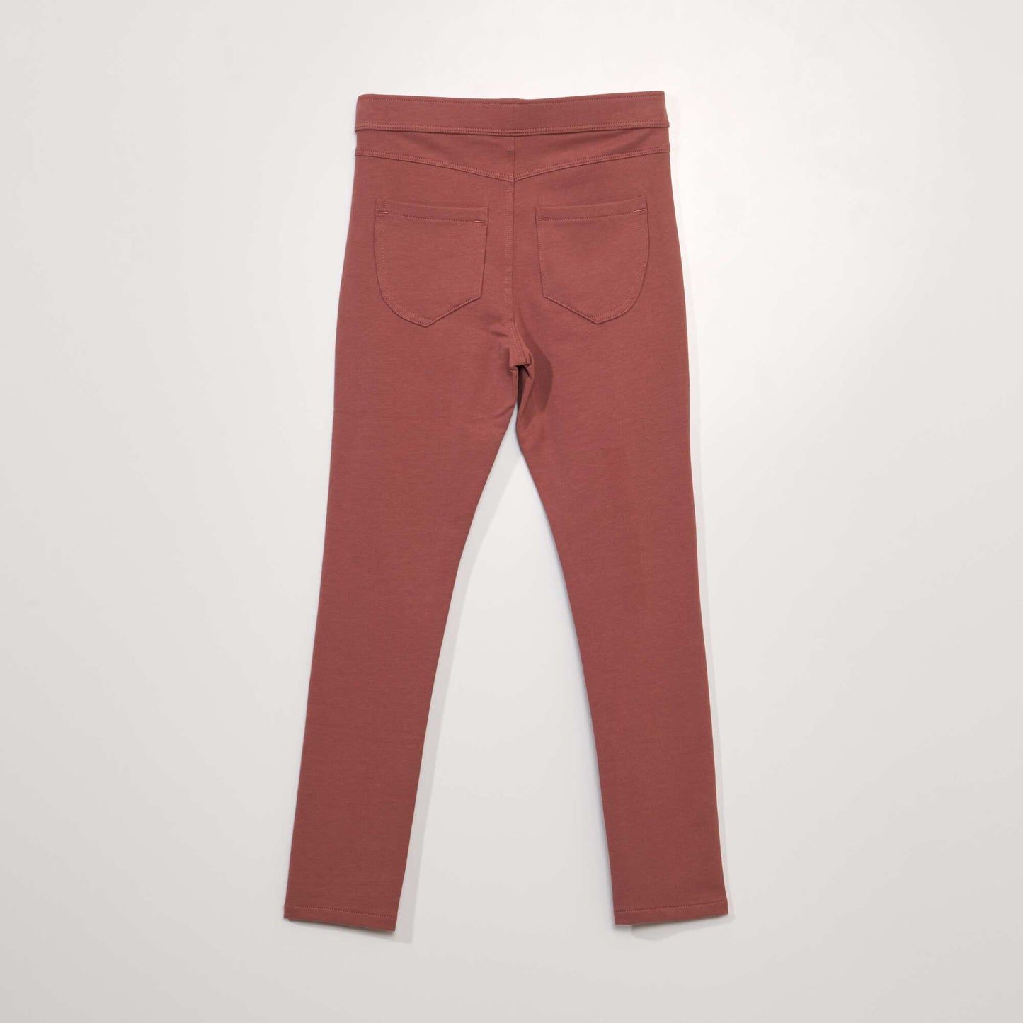 Jegging uni Rose saumon