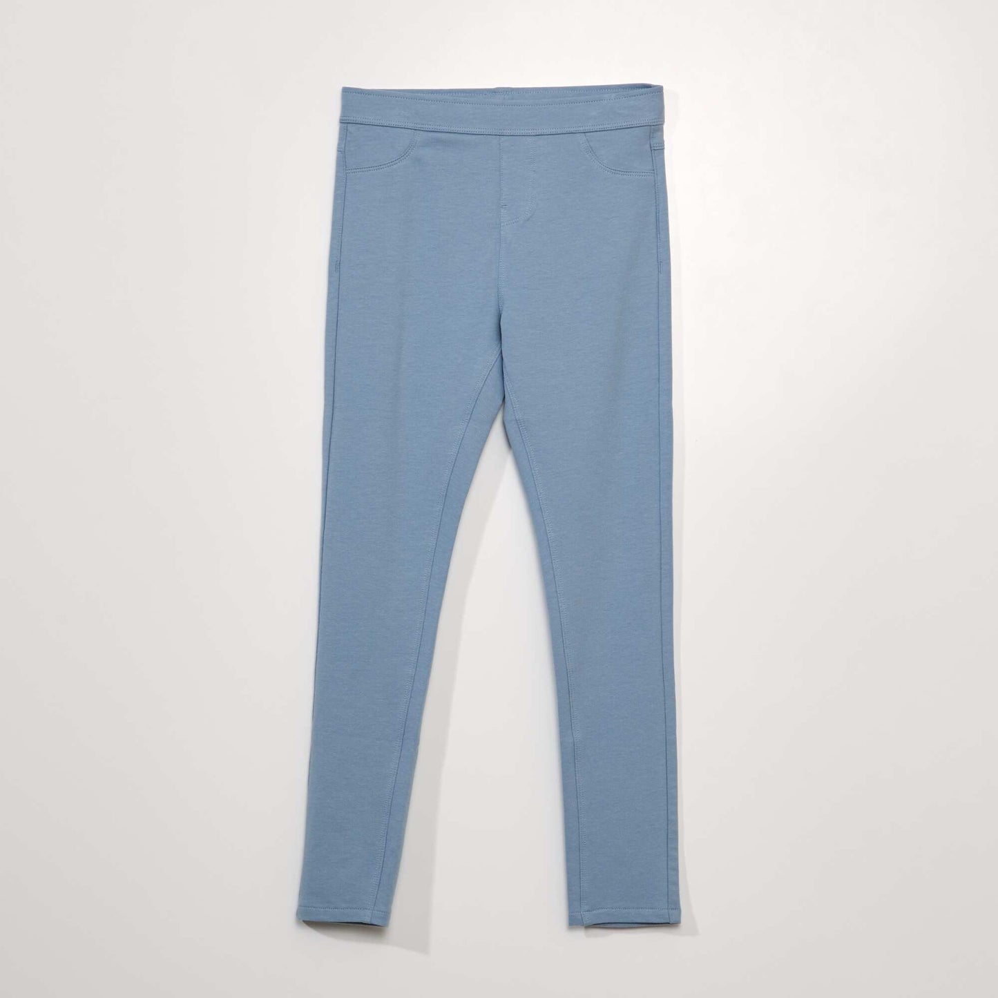 Jegging uni Bleu gris