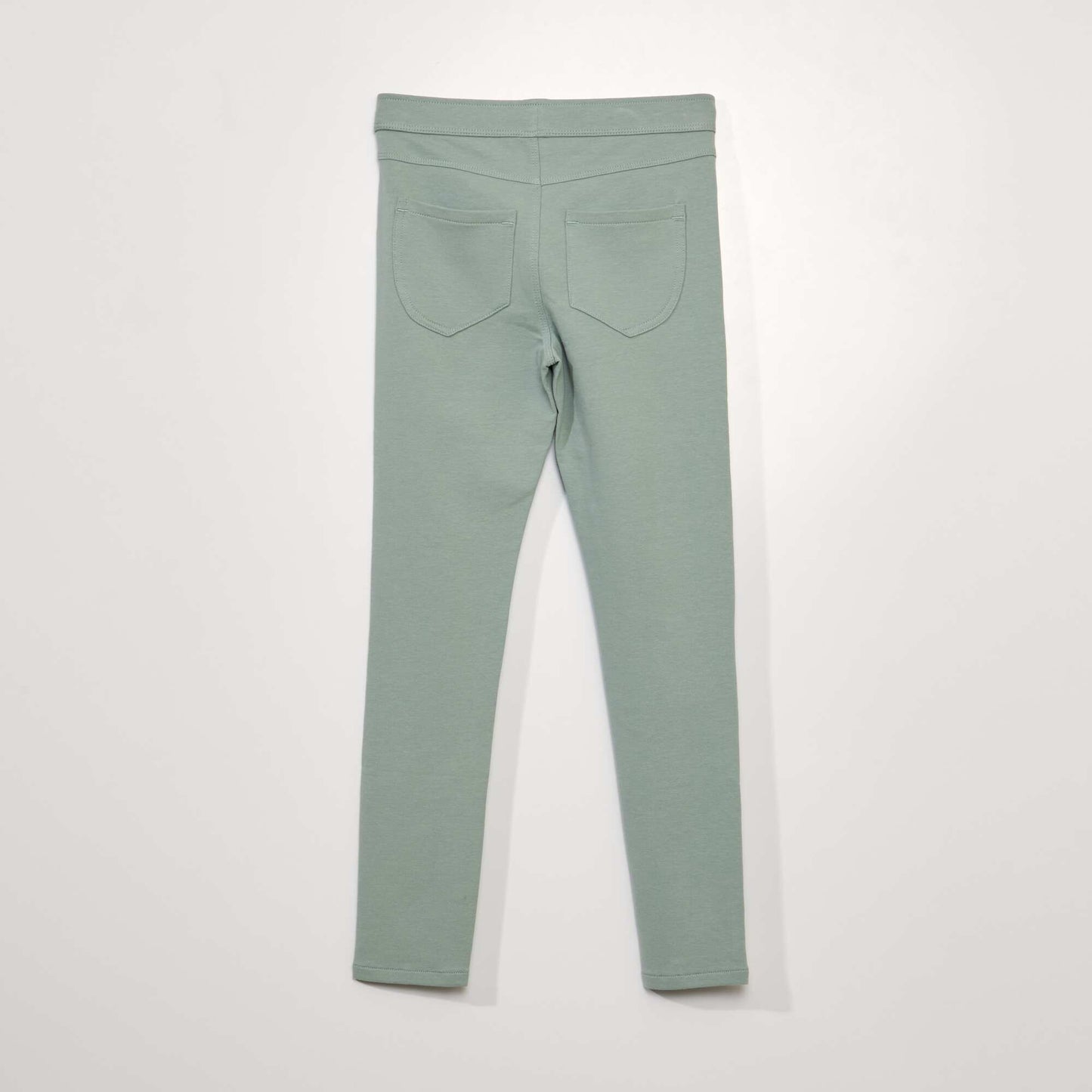 Jegging uni Vert tilleul