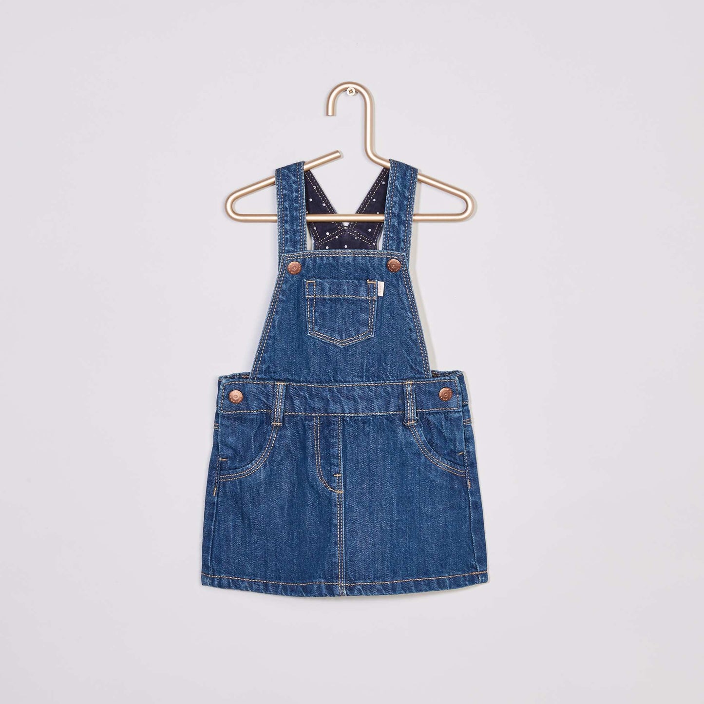 Robe salopette denim