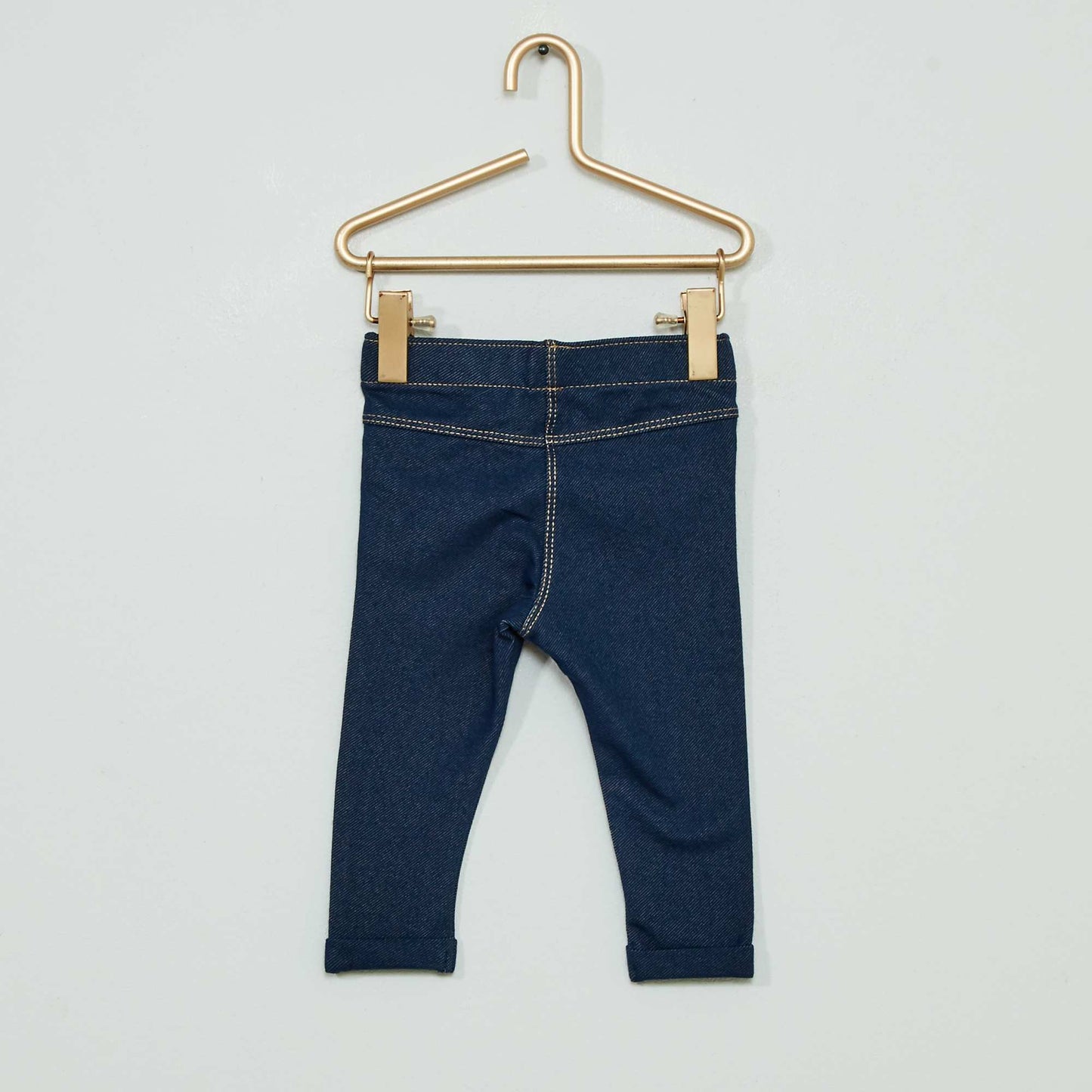 Pantalon tregging bleu brut