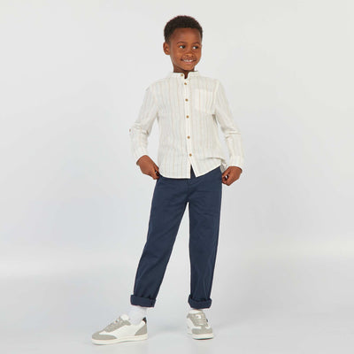 Pantalon chino Bleu marine