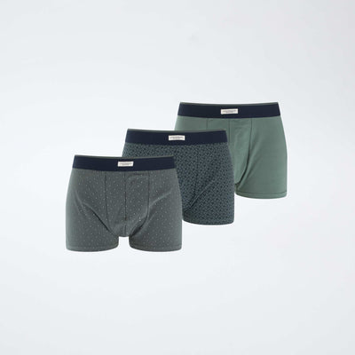 Lot de 3 boxers KAKI
