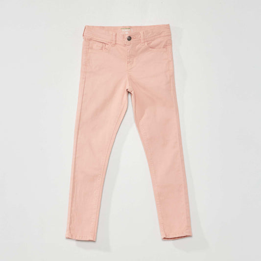 Jean skinny 5 poches rose