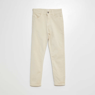 Jean skinny 5 poches BLANC