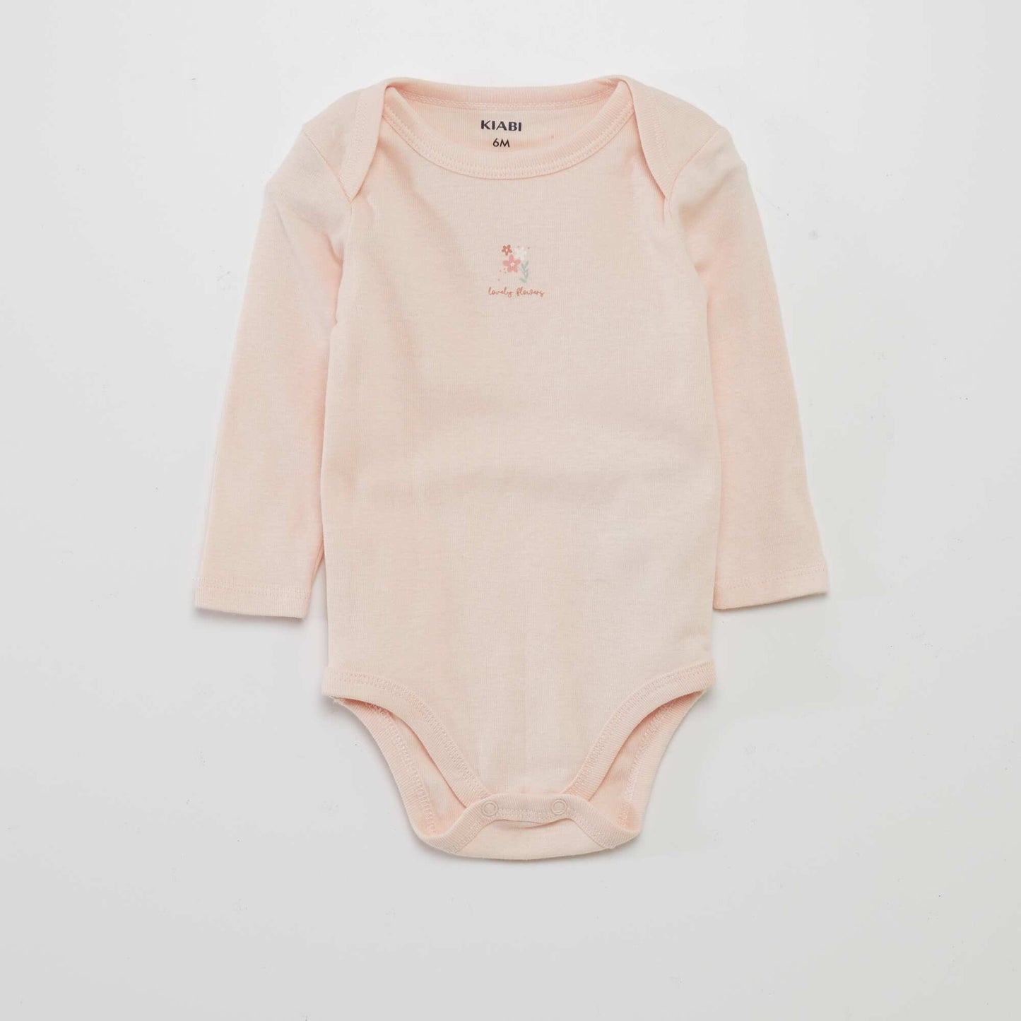 Lot de 3 bodies manches longues ROSE