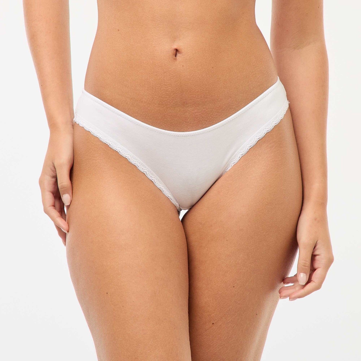 Lot de 3 culottes coton dentelle BLEU