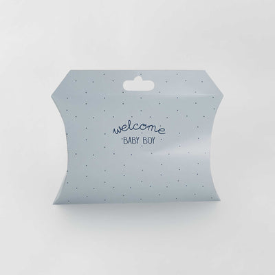 Boite cadeau 'naissance' bleu