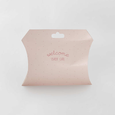 Boite cadeau 'naissance' rose