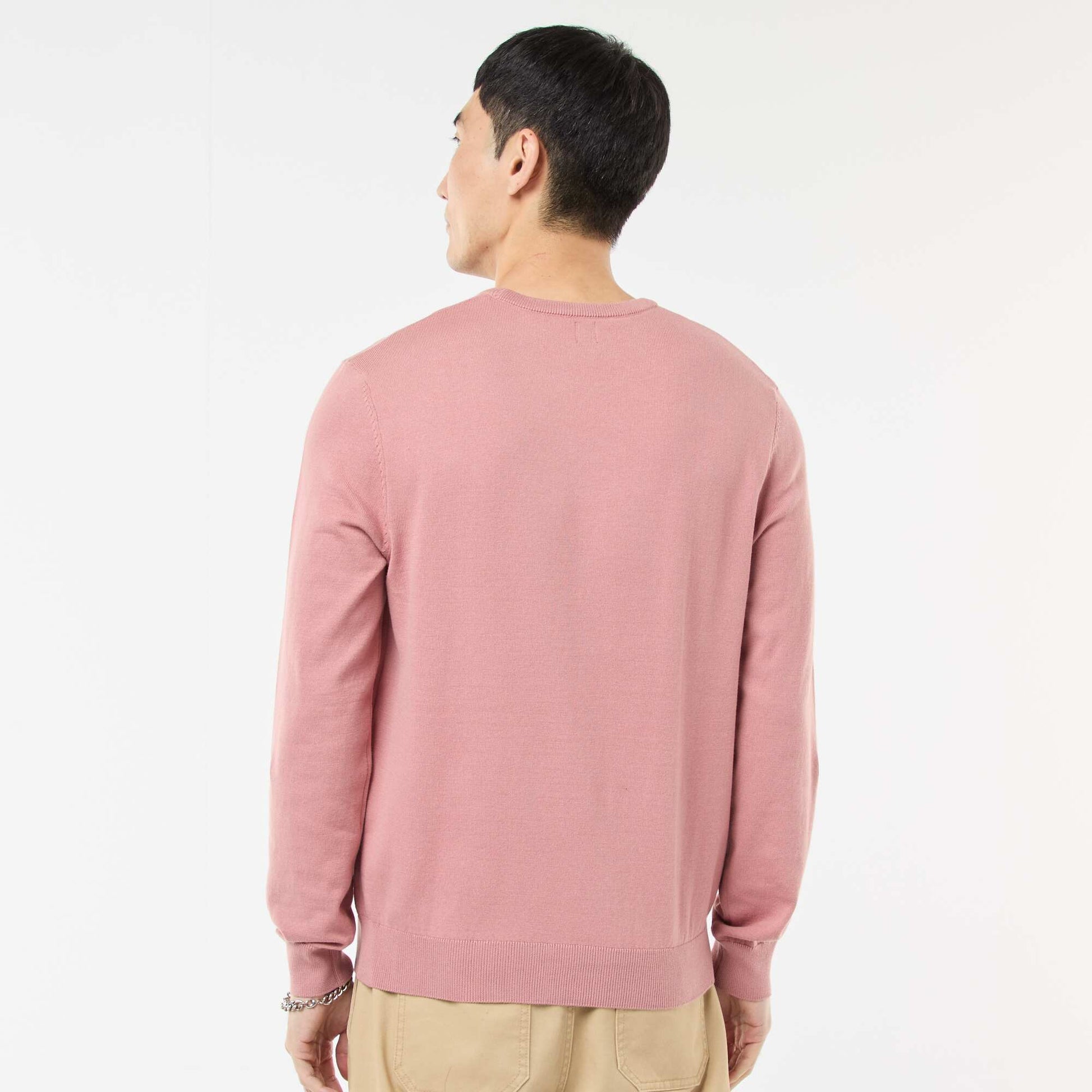 Pull uni à col rond ROSE