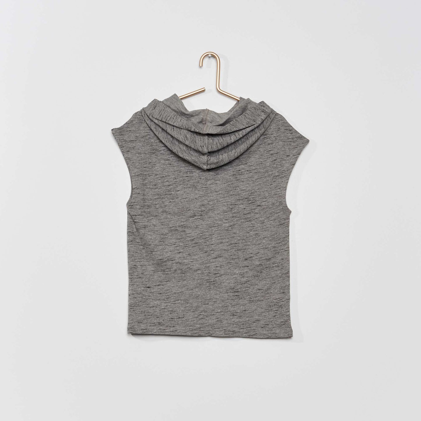 T-shirt à capuche Gris