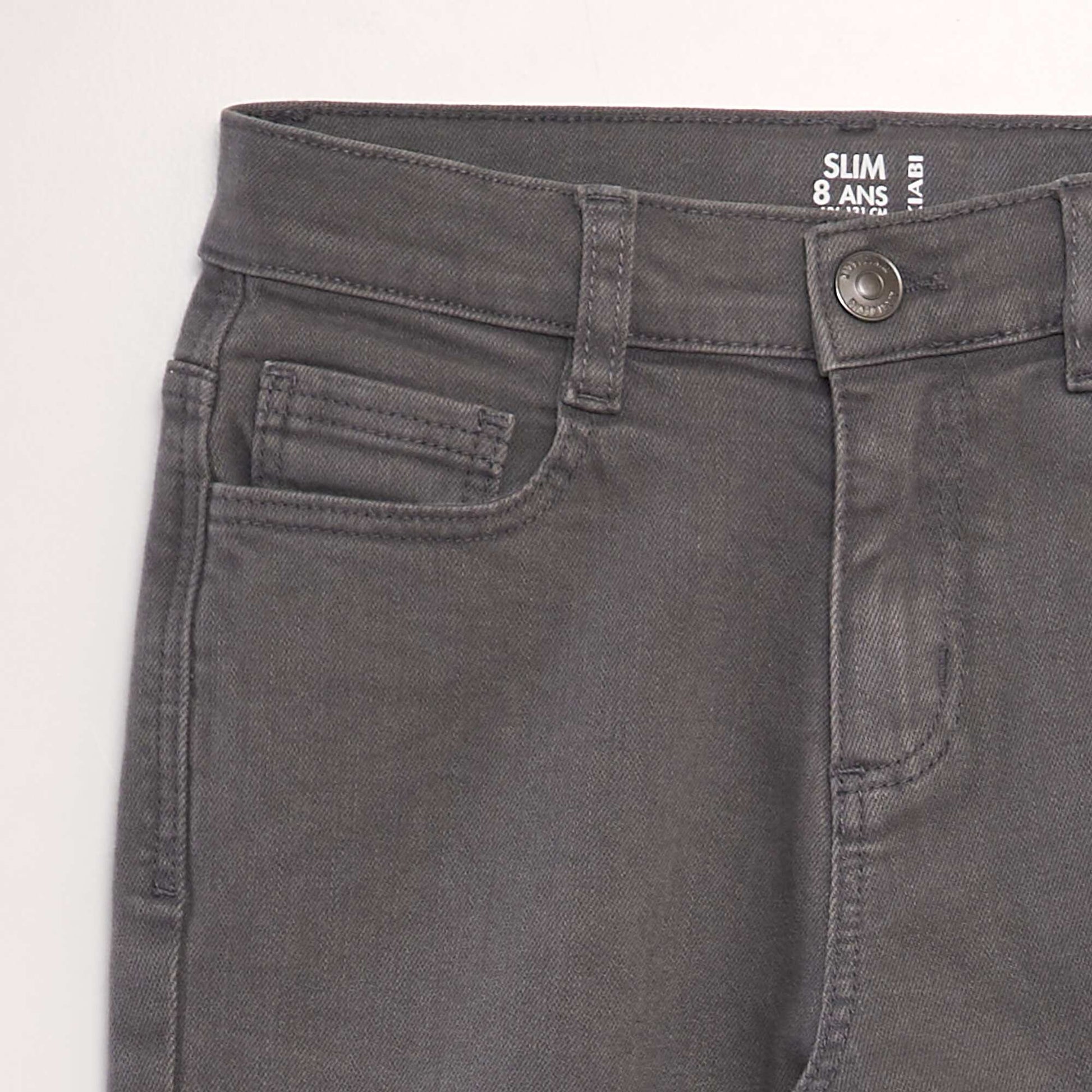 Jean slim à 5 poches GRIS