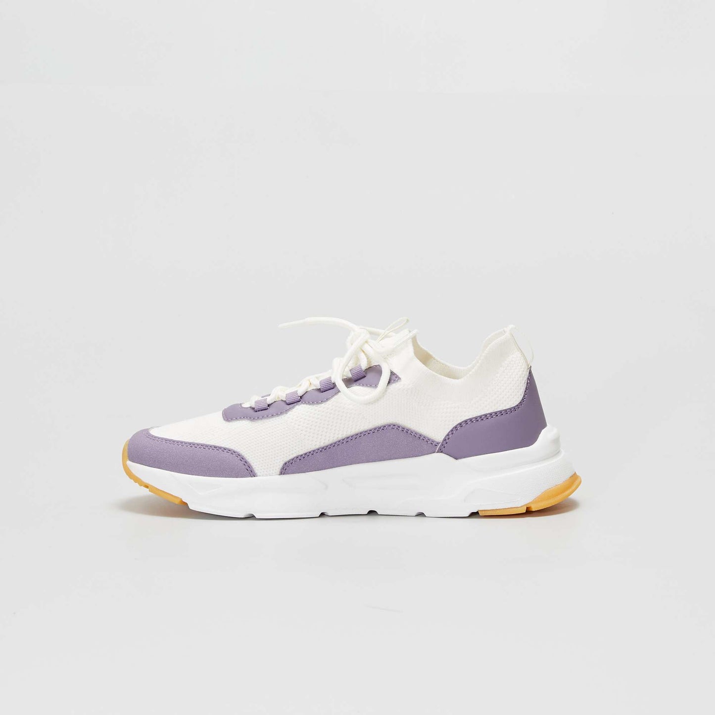 Baskets basses esprit running Violet