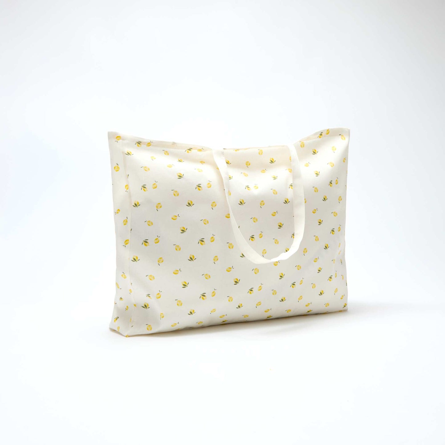 Tote-bag XXL en toile JAUNE