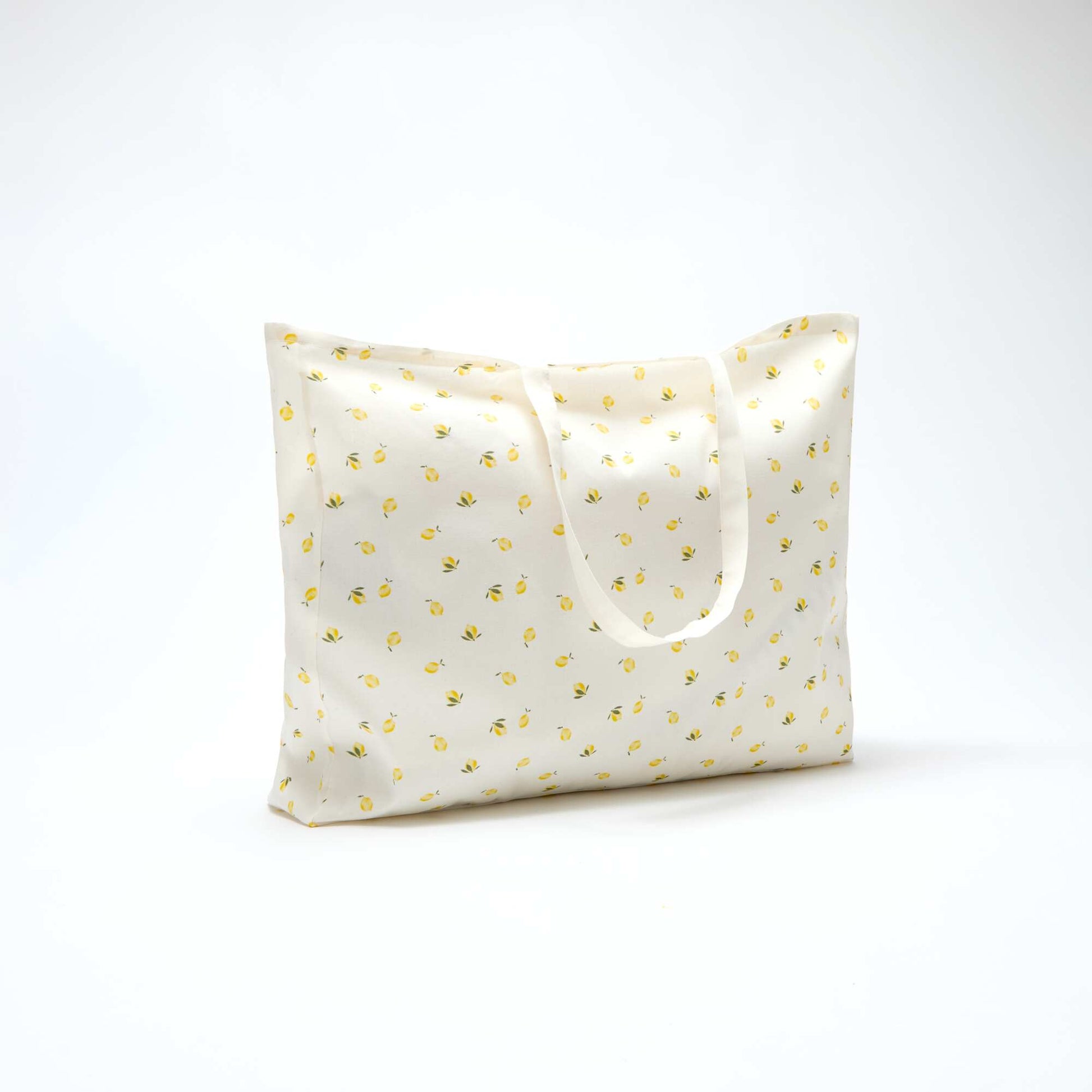 Tote-bag XXL en toile JAUNE