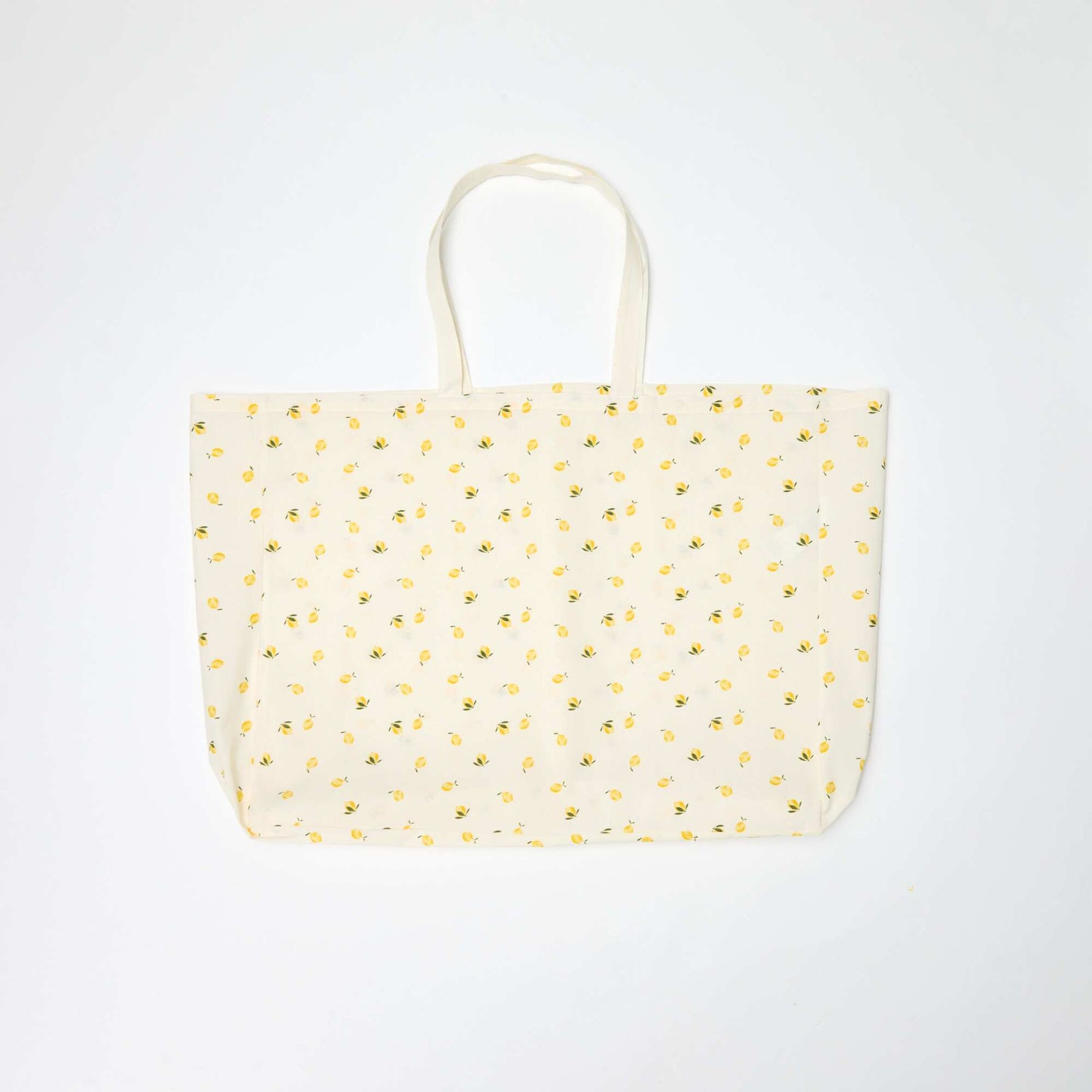 Tote-bag XXL en toile JAUNE