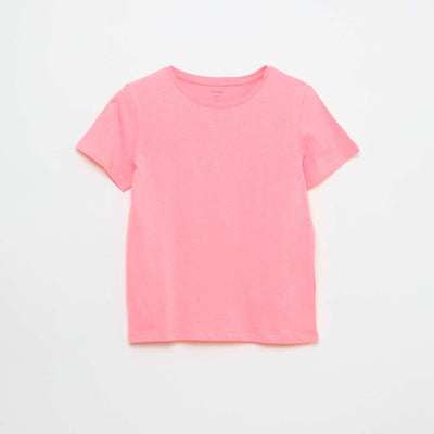 T-shirt en jersey uni ROSE