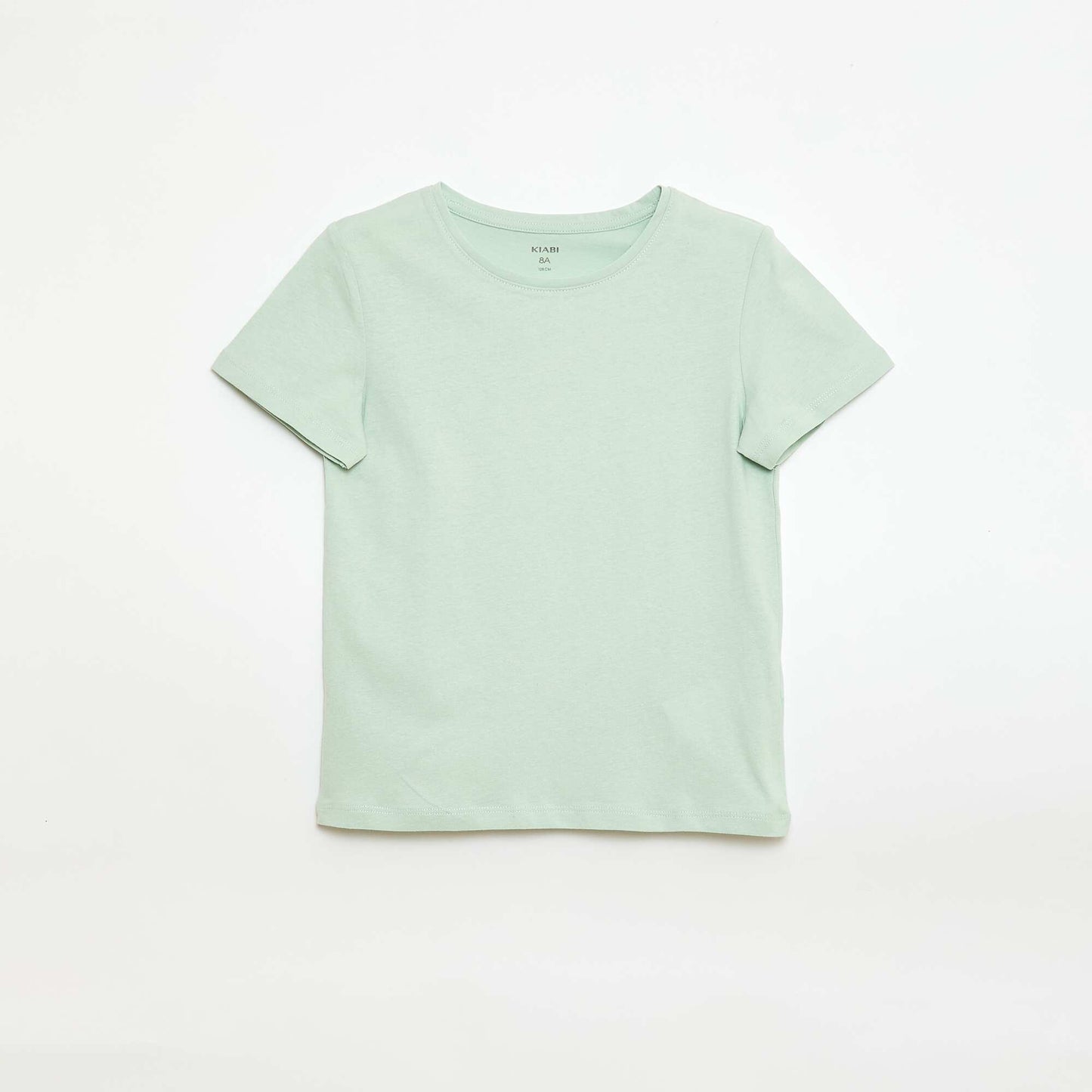 T-shirt en jersey uni VERT