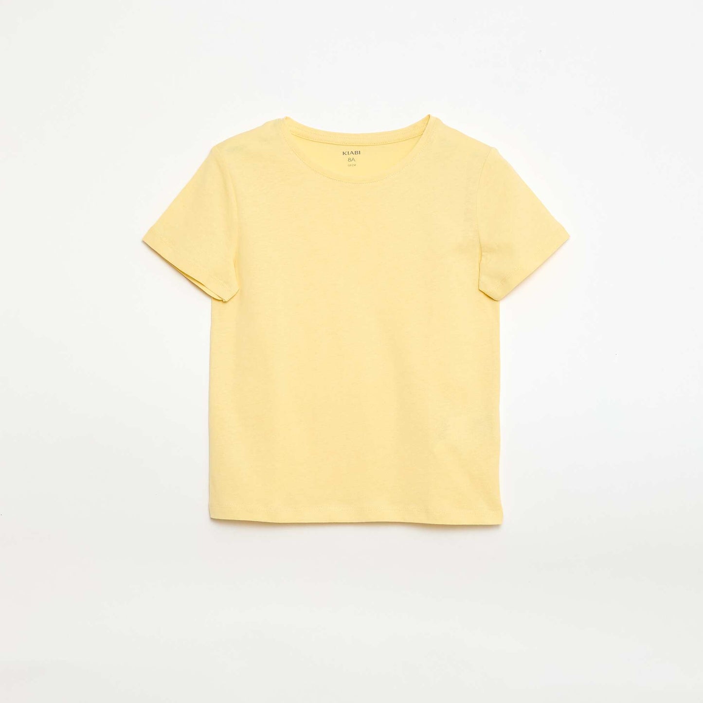 T-shirt en jersey uni JAUNE