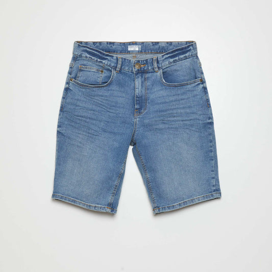 Bermuda en jean stretch Triple stone