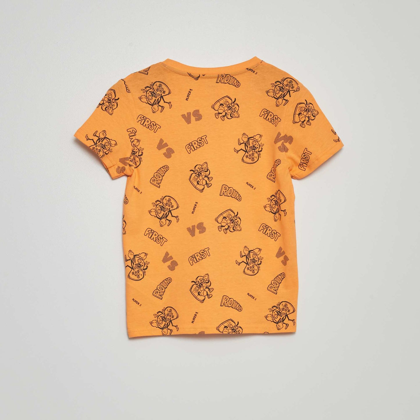 T-shirt à motif Orange