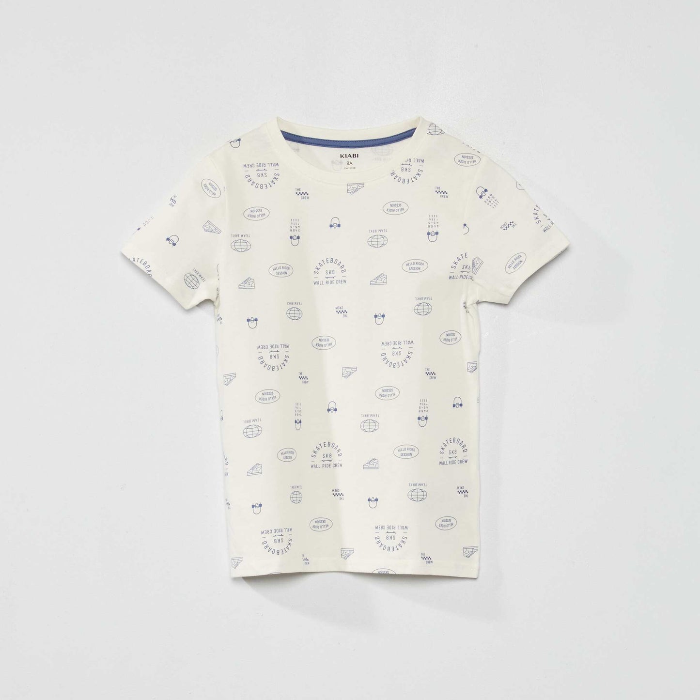 T-shirt à motif Blanc