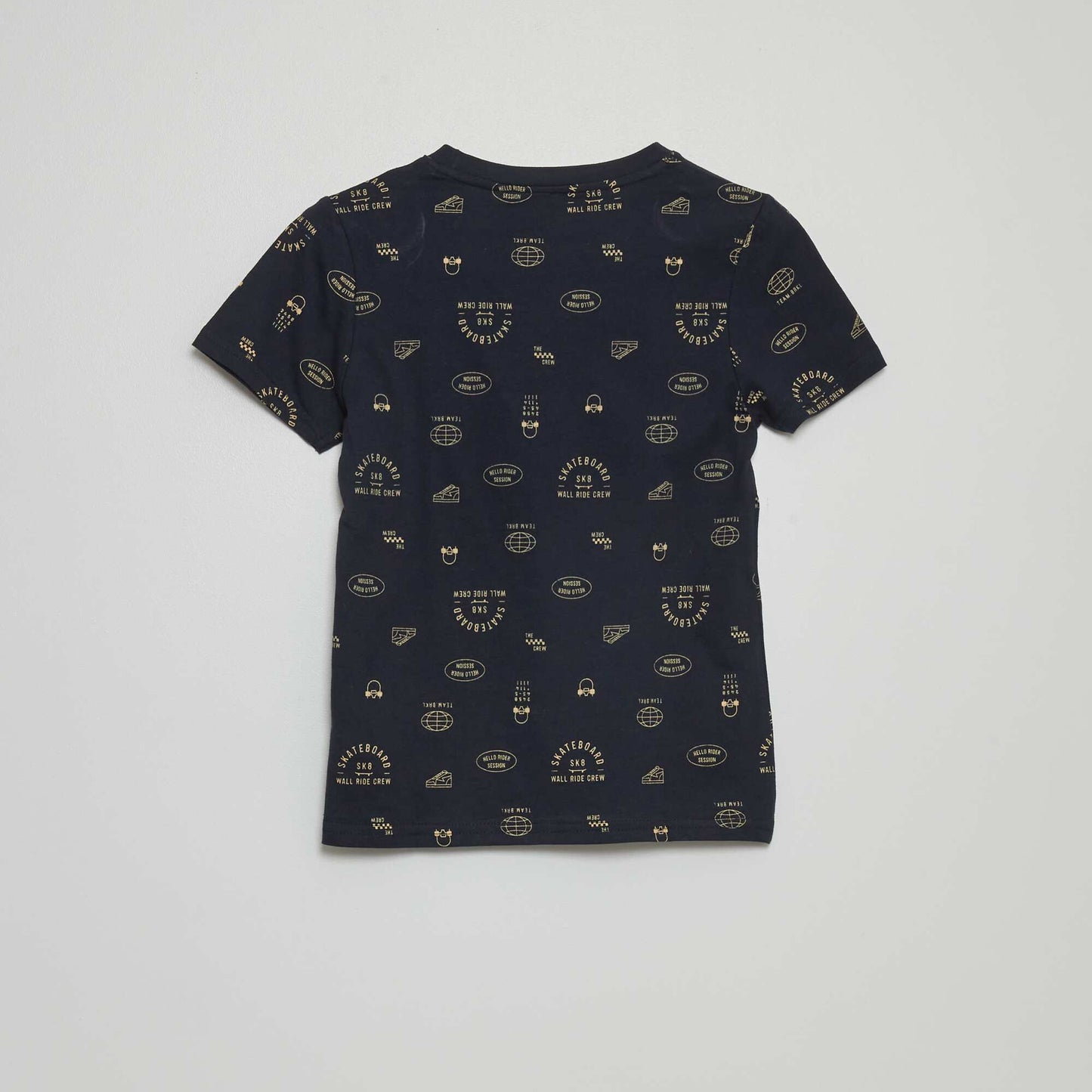 T-shirt à motif Bleu