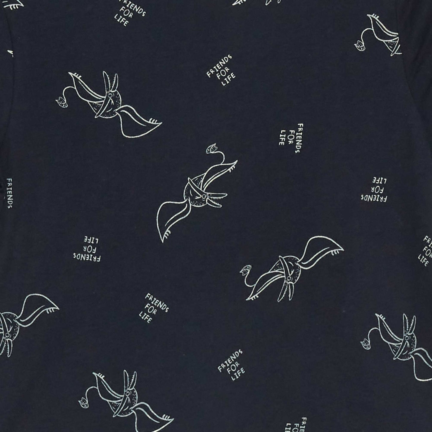 T-shirt à motif Bleu