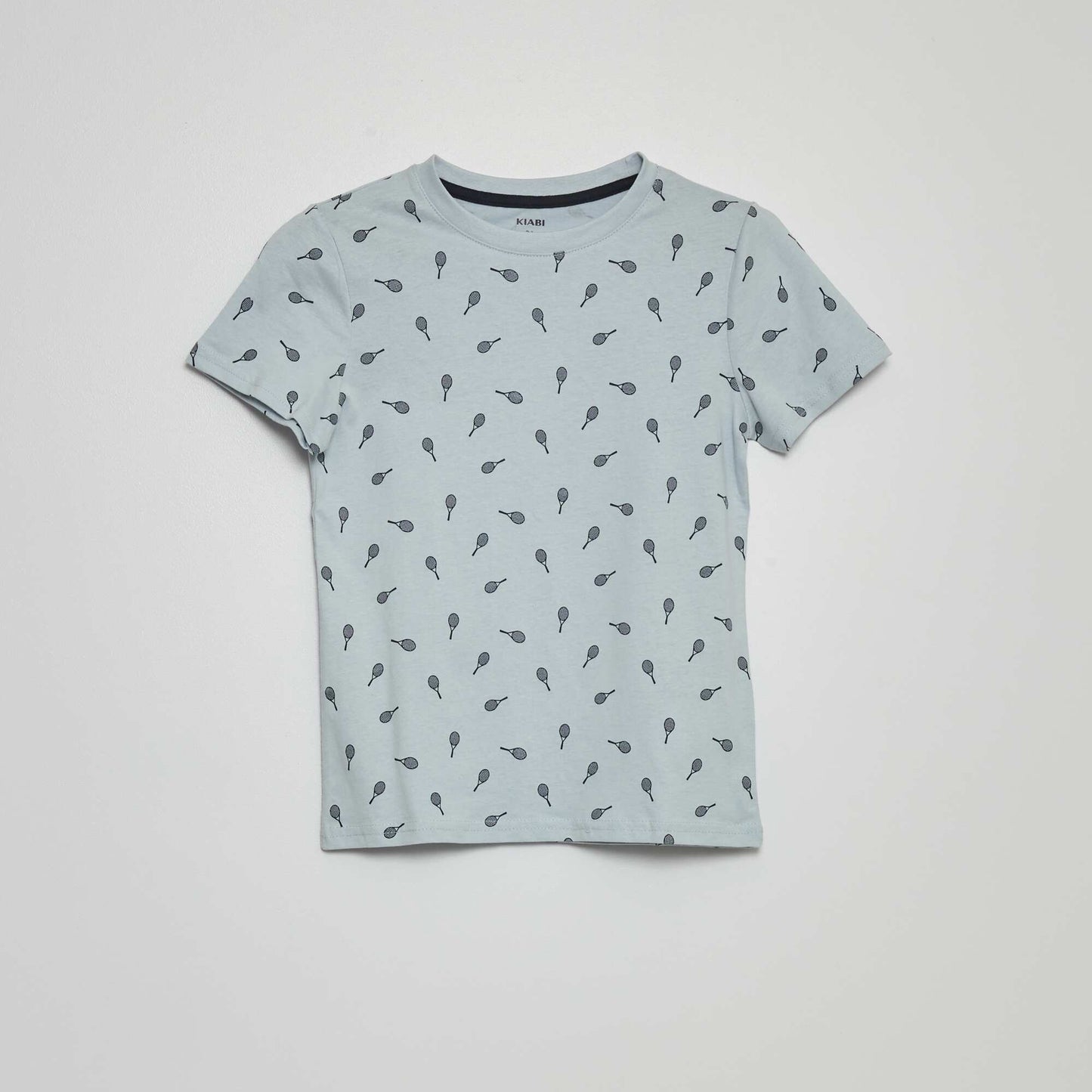 T-shirt à motif Bleu