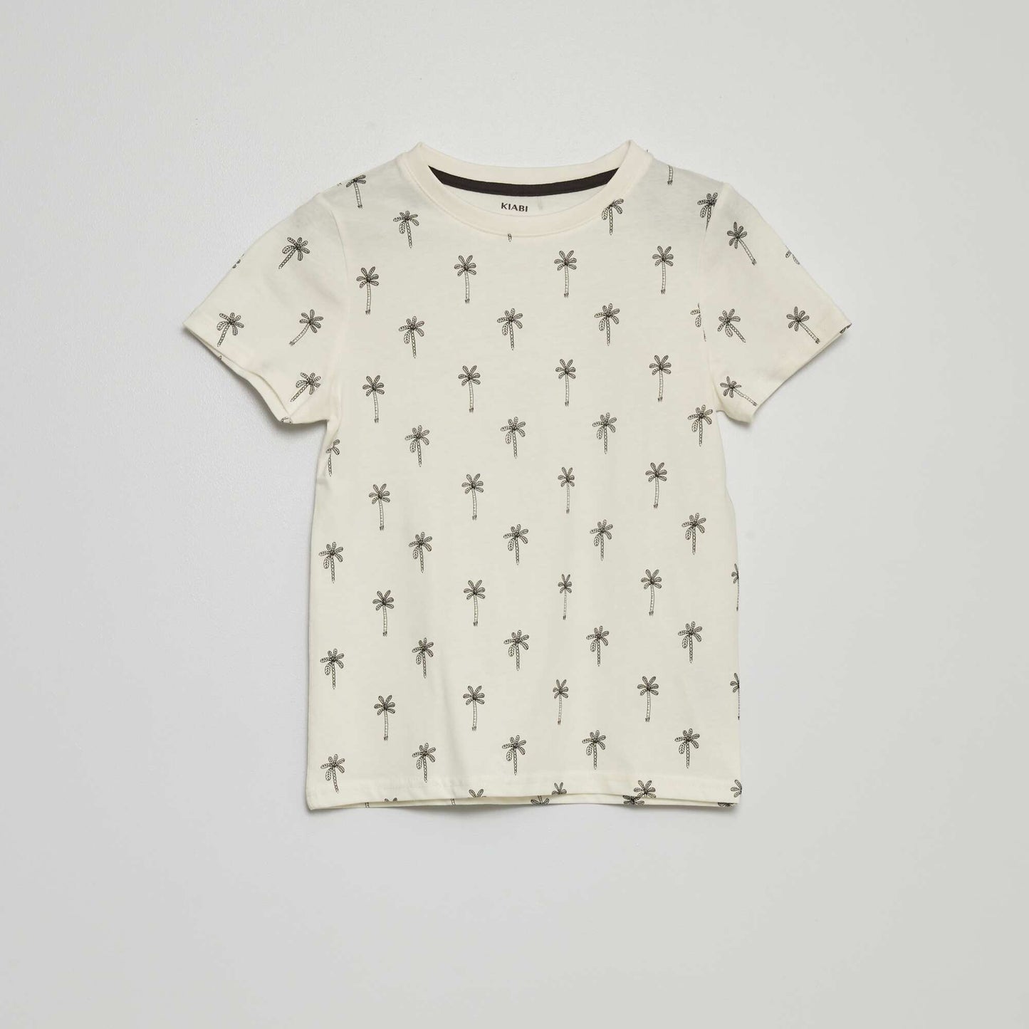 T-shirt à motif Beige