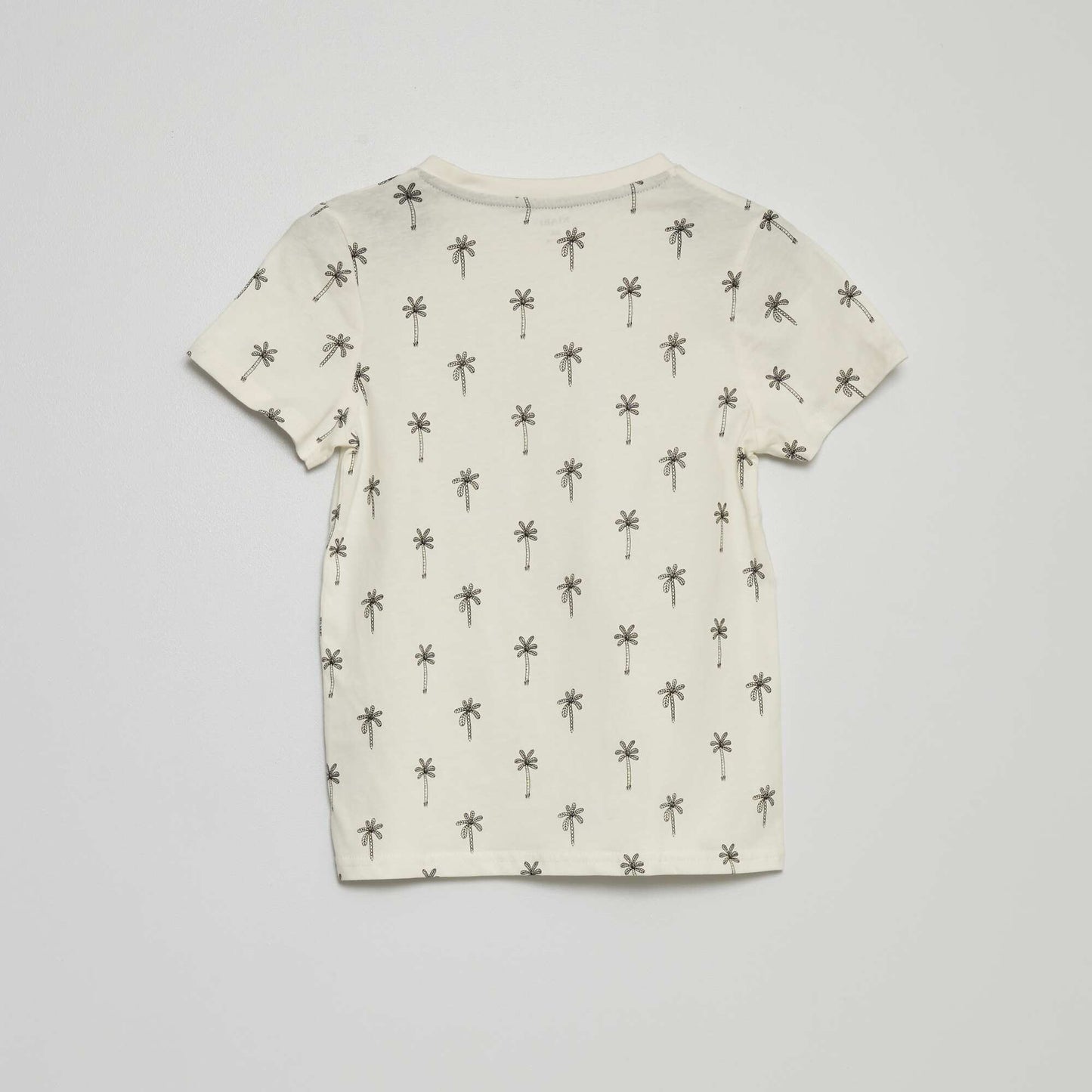 T-shirt à motif Beige