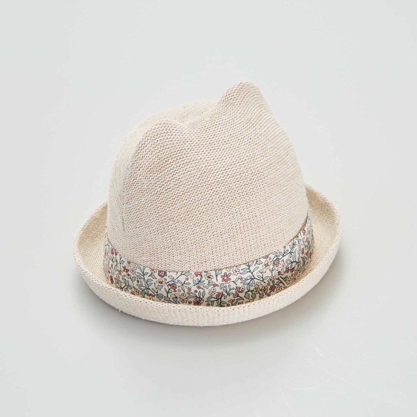 Chapeau de paille souple Beige