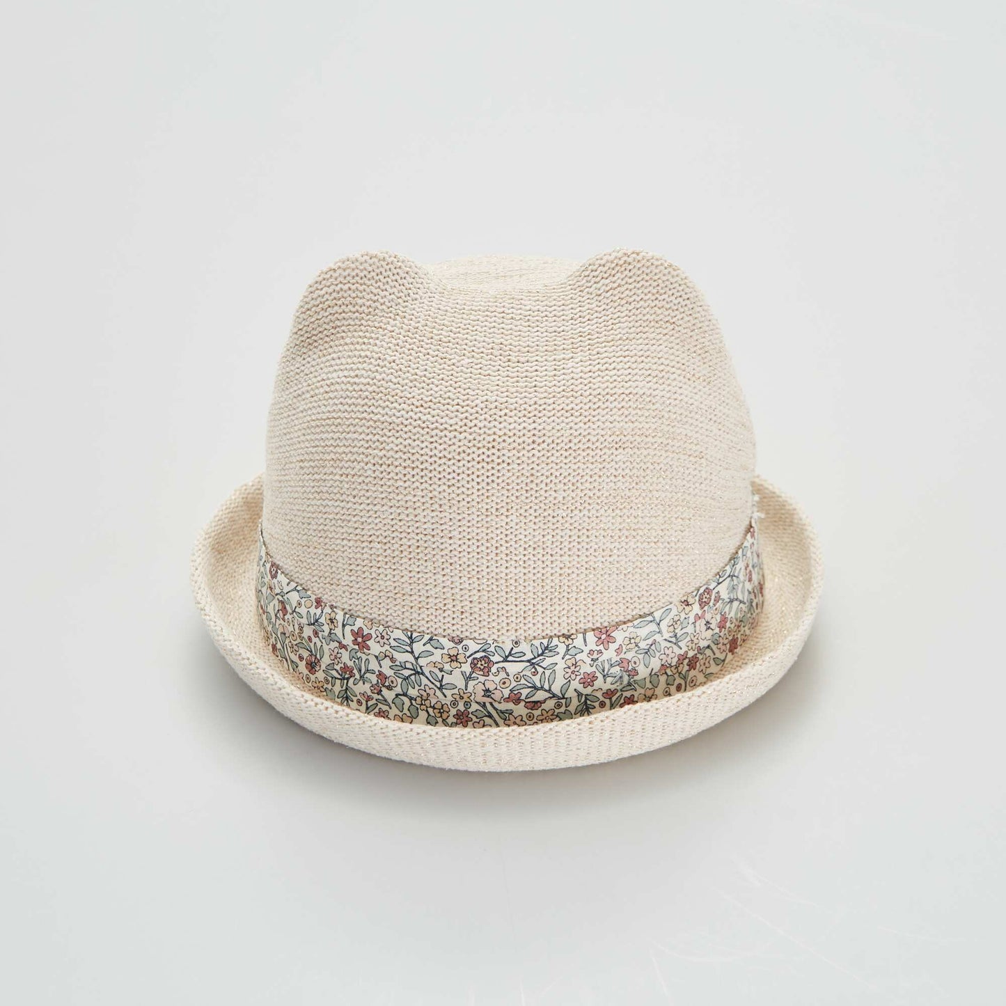 Chapeau de paille souple Beige