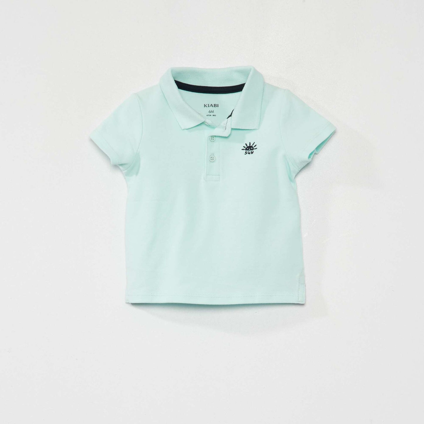 Polo en maille piqué Bleu