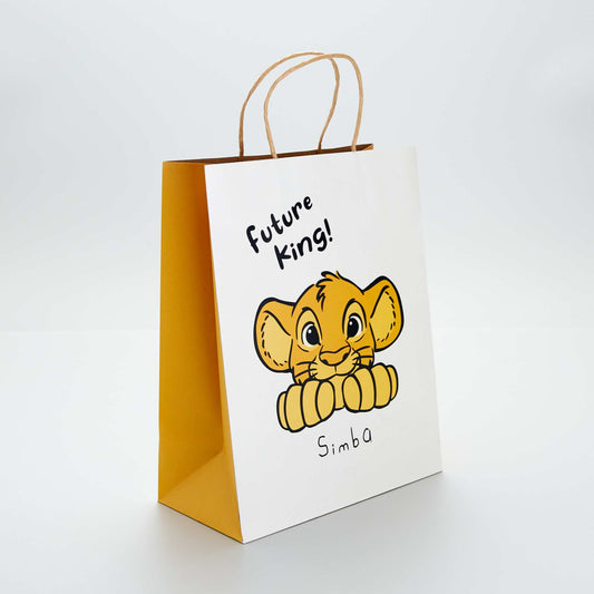 Sac cadeau 'Simba' de 'Dinsey' Jaune/beige