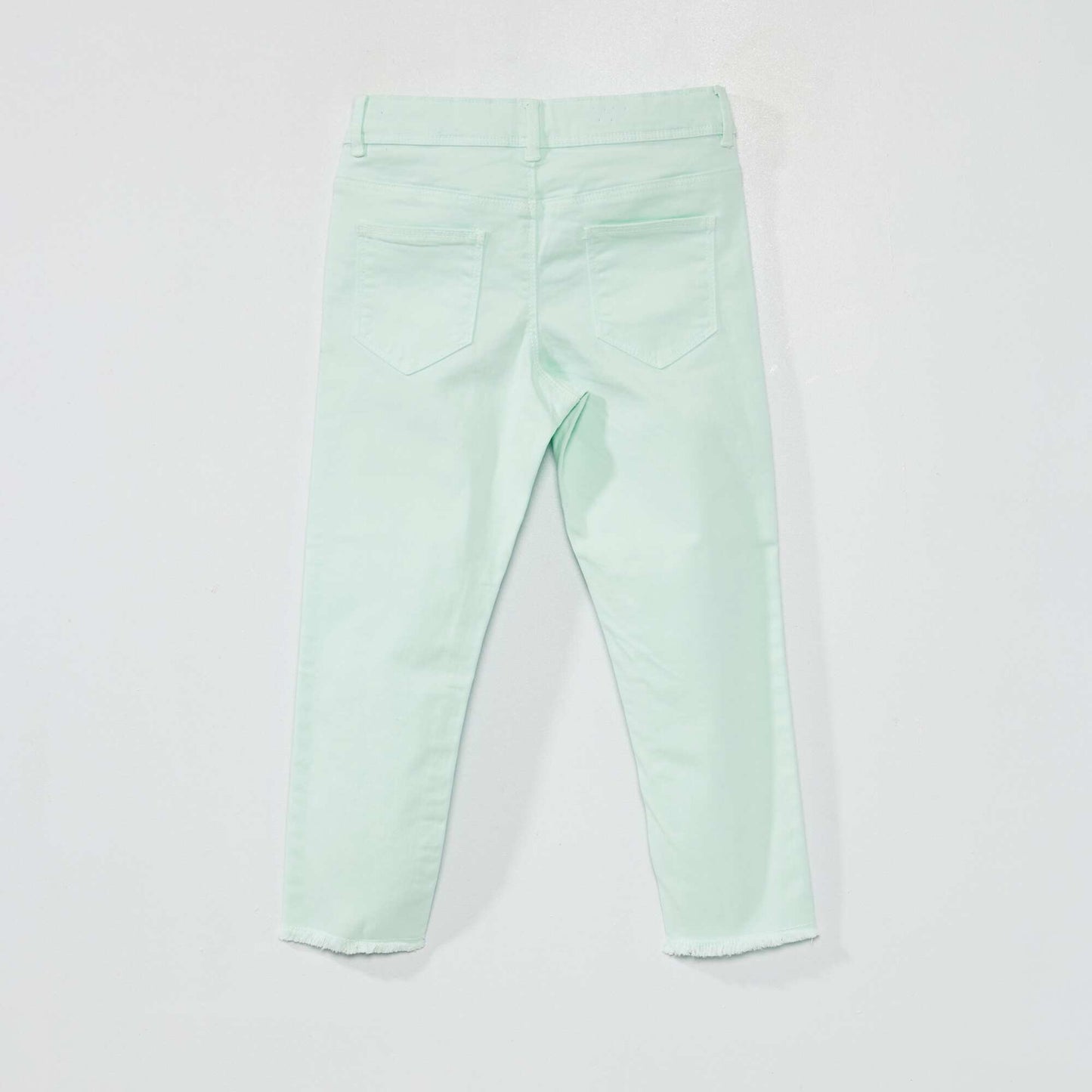 Pantacourt slim stretch Vert