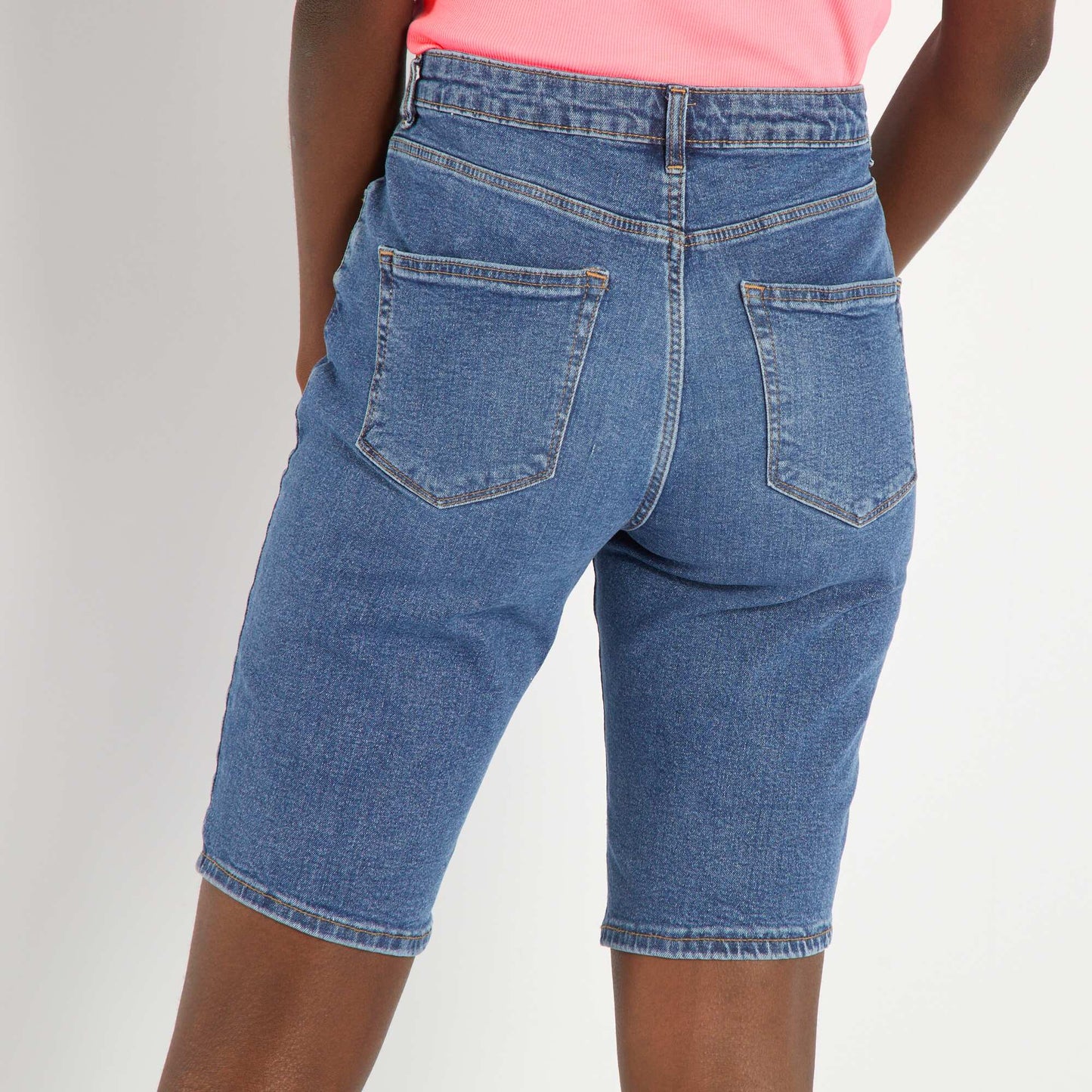 Short bermuda en denim Stone