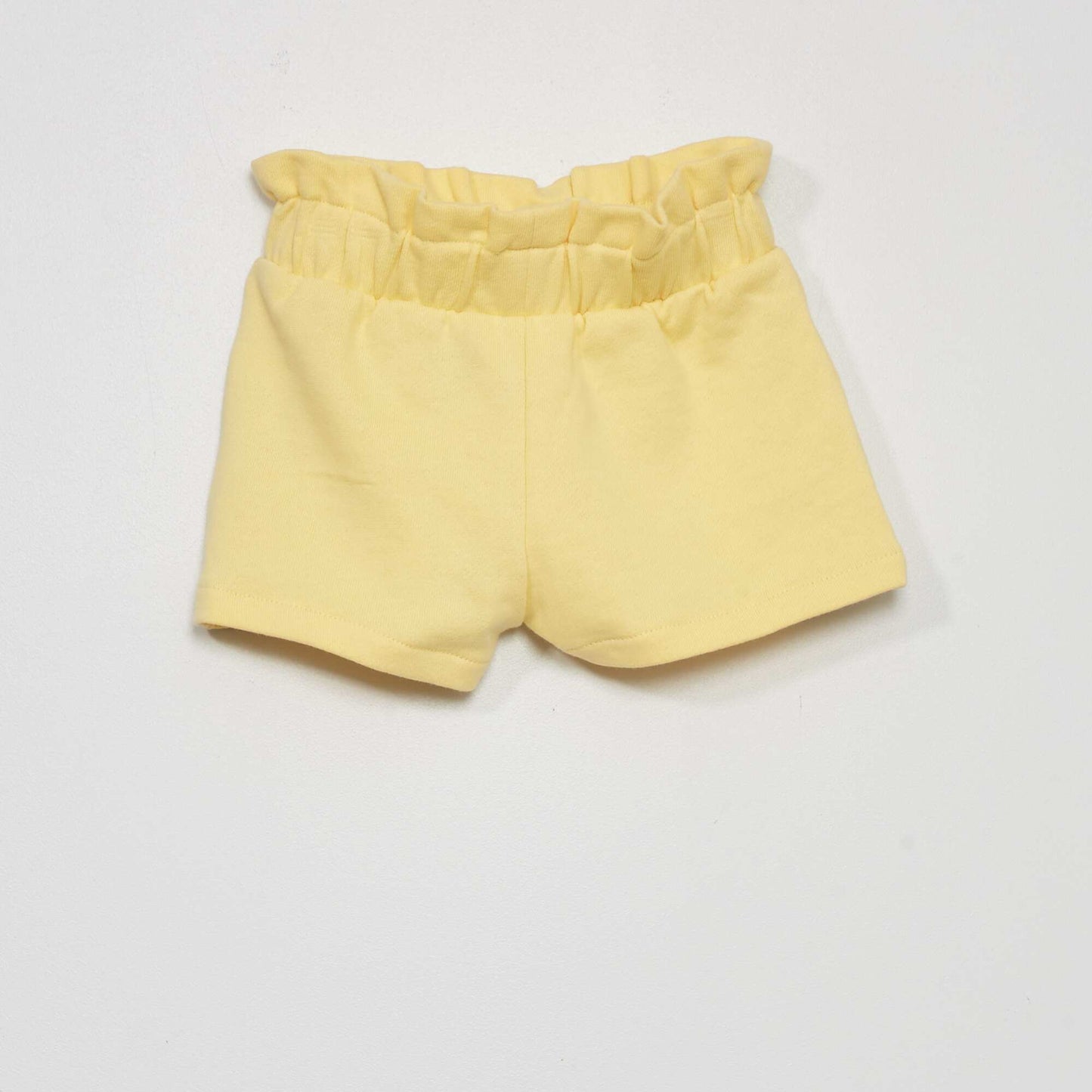 Short en molleton Jaune