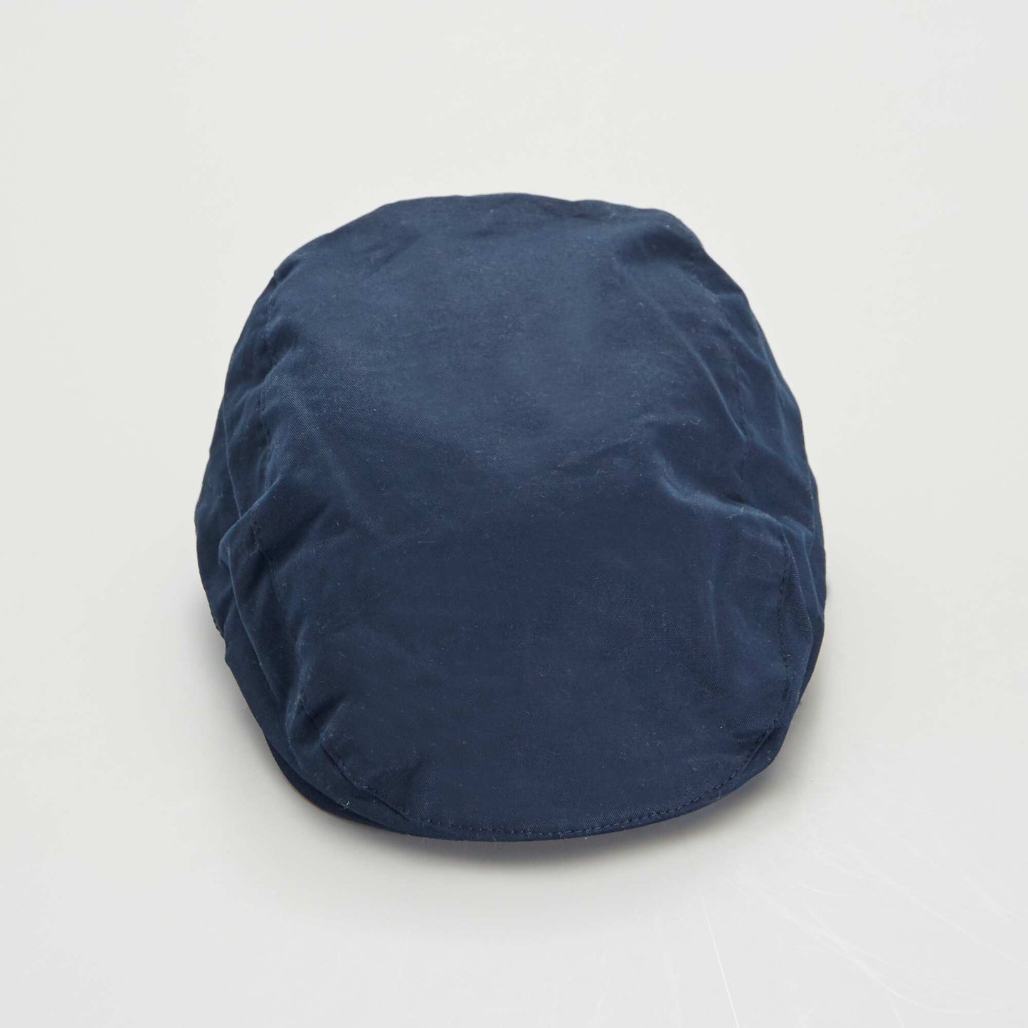 Béret uni en tissu élastiqué Bleu marine