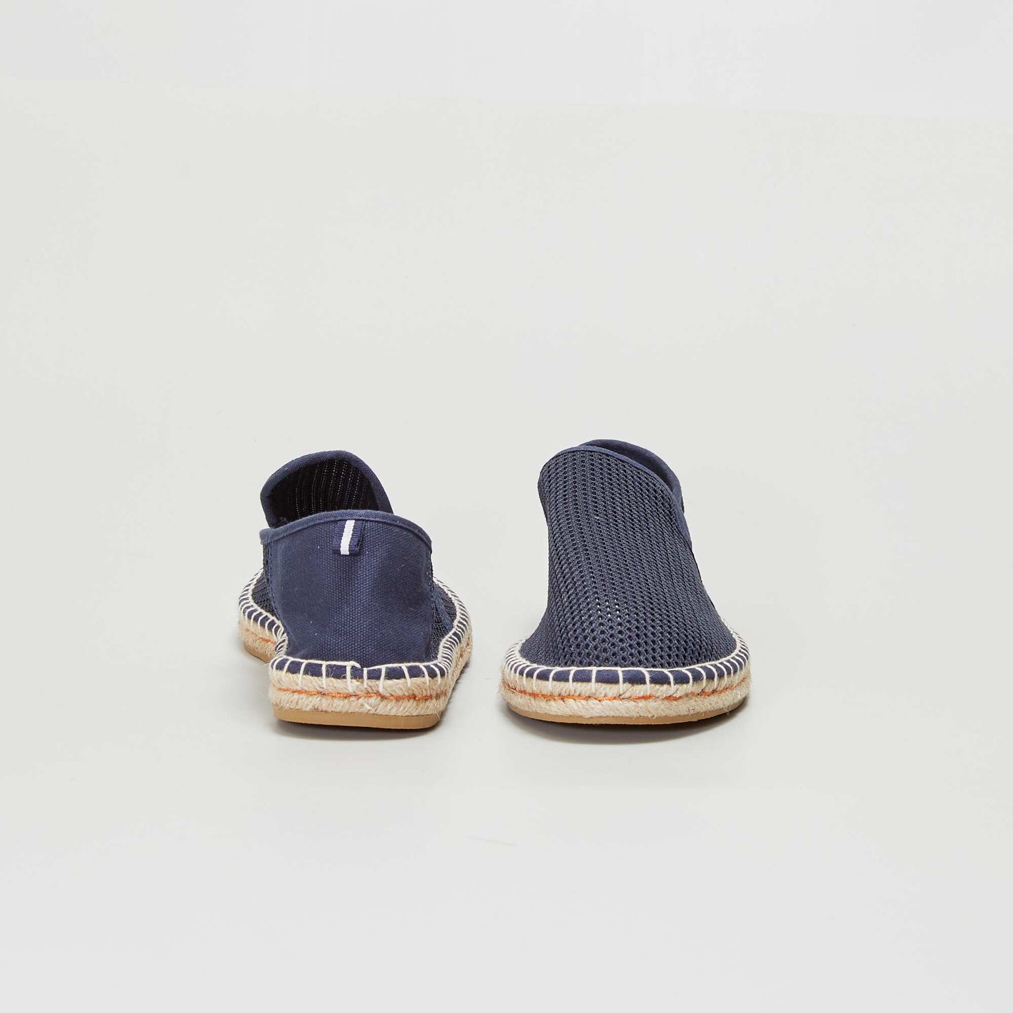 Espadrilles en mesh bleu foncé