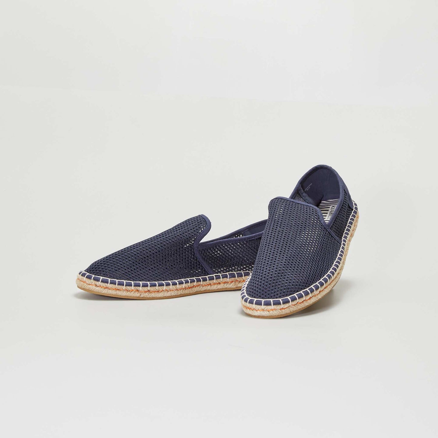 Espadrilles en mesh bleu foncé