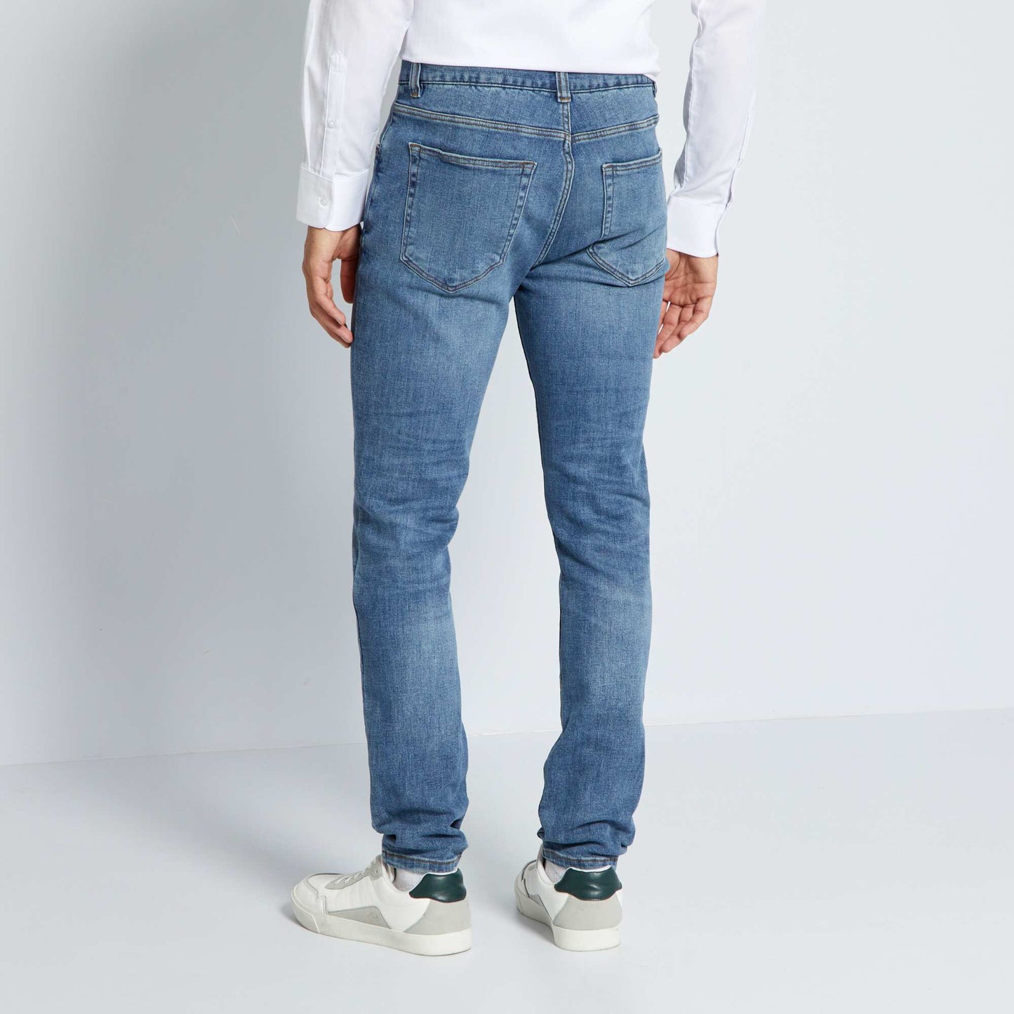 Jean skinny à 5 poches - L32 Bleu